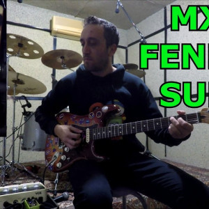 MXR M77 Custom Badass Modified O.D. Overdrive - FENDER Deluxe Strat - Suhr SSV+ Humbucker Pickup Set - YouTube